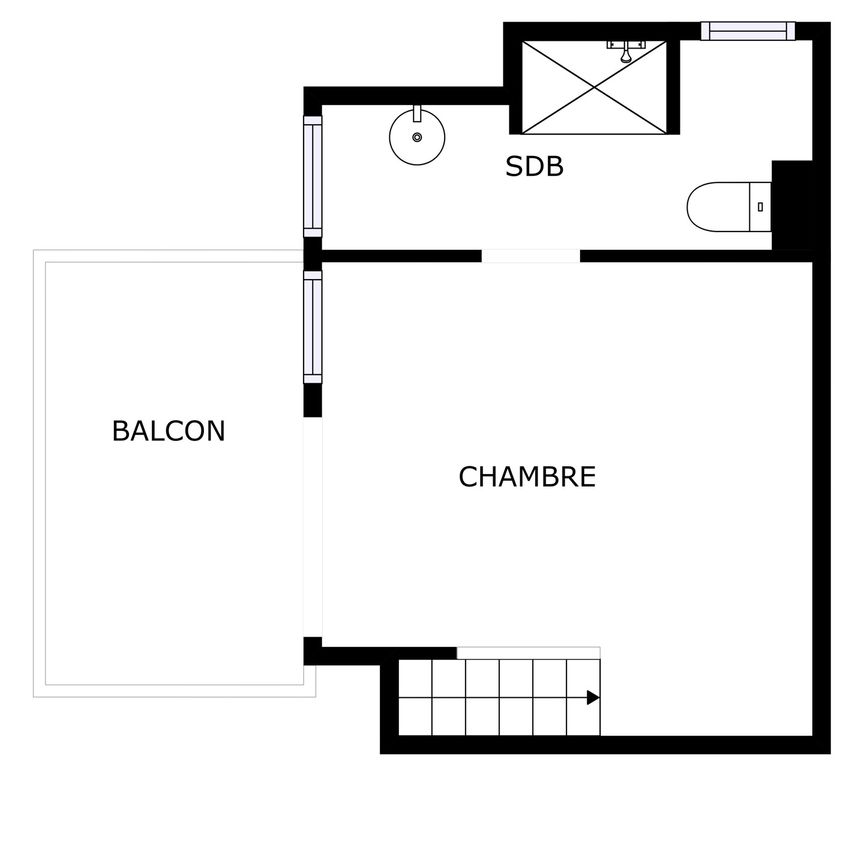 Duplex met één slaapkamer in Ixelles - Photo 1