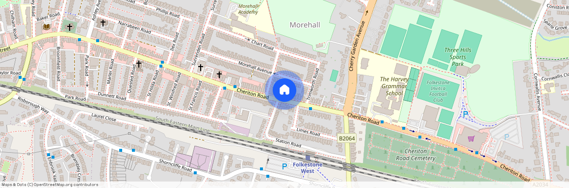 Cheriton Road, Folkestone, Kent, CT19