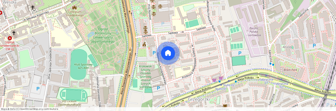 ul. prof. Władysława Szafera, Grzegórzki, Grzegórzki, Kraków, małopolskie