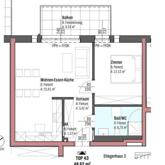 2 ZIMMERWOHNUNG MIT BALKON IN WELS - TOP 43 - Photo 1