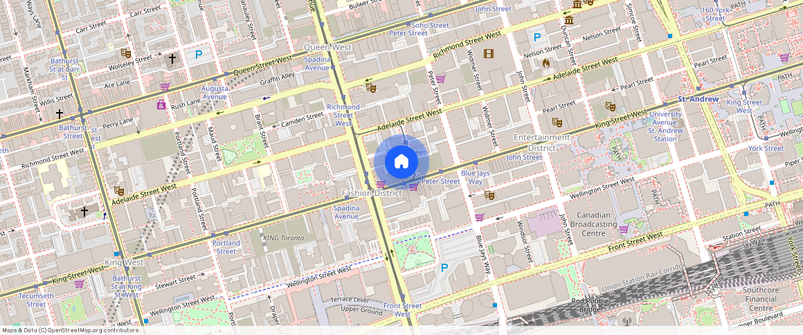 ** Charlotte Street #2304, Toronto, Waterfront Communities C1