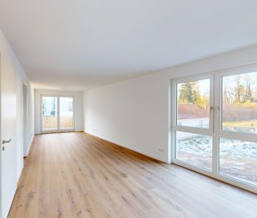 3-Zimmer-Neubauwohnung mit außergewöhnlichem Schnitt und EBK - Photo 1