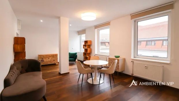 Pronájem krásného nadstandardně vybaveného bytu o dispozici 1+kk v centru města Brna na ulici Kobližná - Fotografie 1