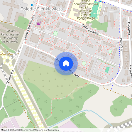 ul. Heleny Modrzejewskiej, Ostrołęka, mazowieckie