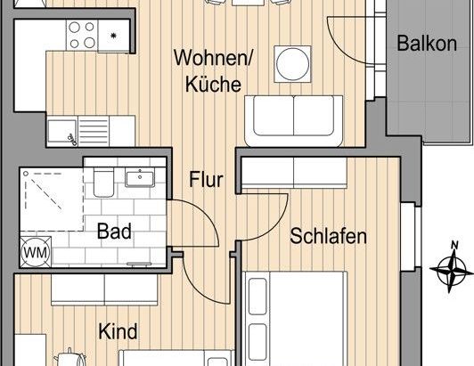 ideal für kleine Familie - Foto 1