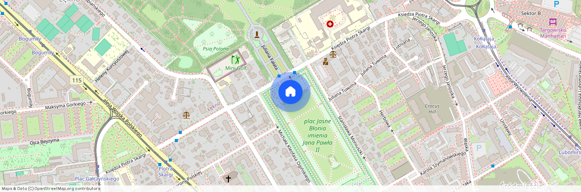 pl. Jasne Błonia im. Jana Pawła II, Śródmieście-Północ, Śródmieście, Szczecin, zachodniopomorskie