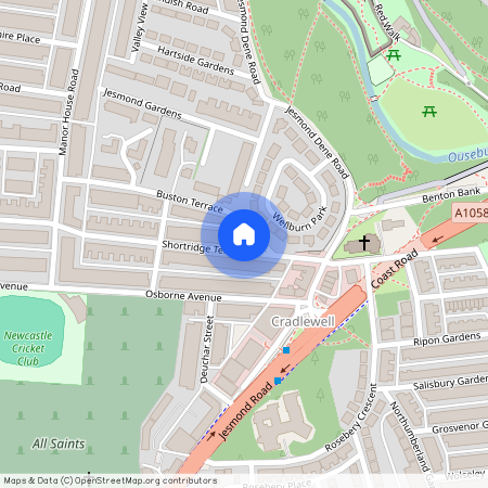 Shortridge Terrace, Jesmond, Newcastle upon Tyne