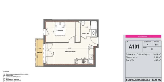 Location Appartement 2 pièces 37m² BISCARROSSE 40600 - Photo 3