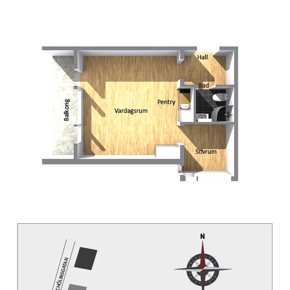 Schölinsgatan 2 - Foto 2