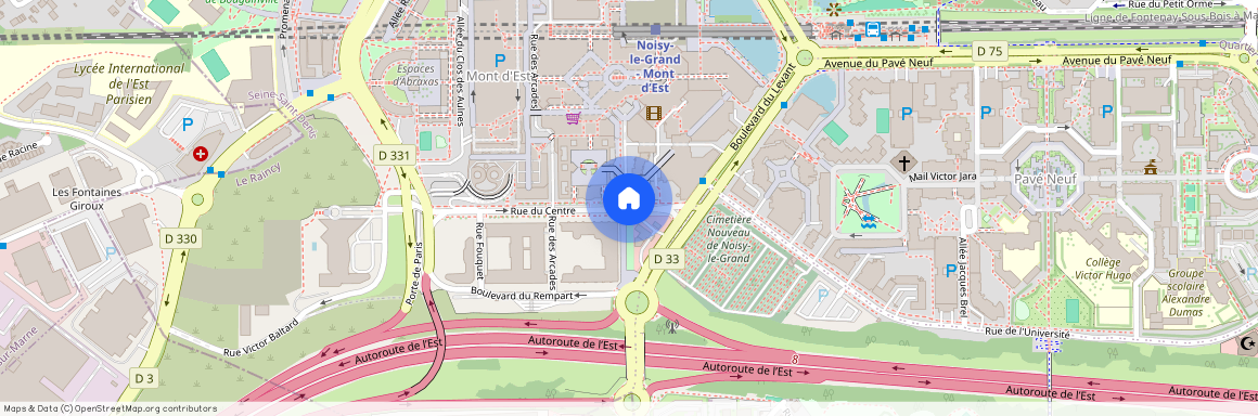 Rue du Centre et Rue de la Closerie 93160 Paris