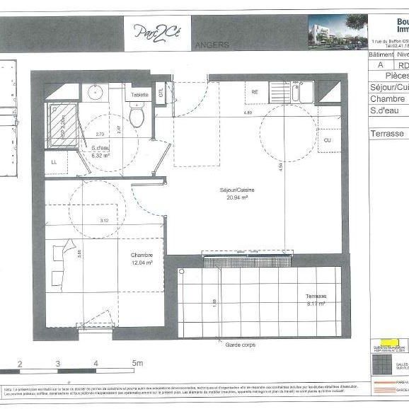 Location Appartement 2 pièces 39m² ANGERS 49000 - Photo 2