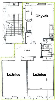 Pronájem bytu 4+kk 90 m2 - Fotografie 1