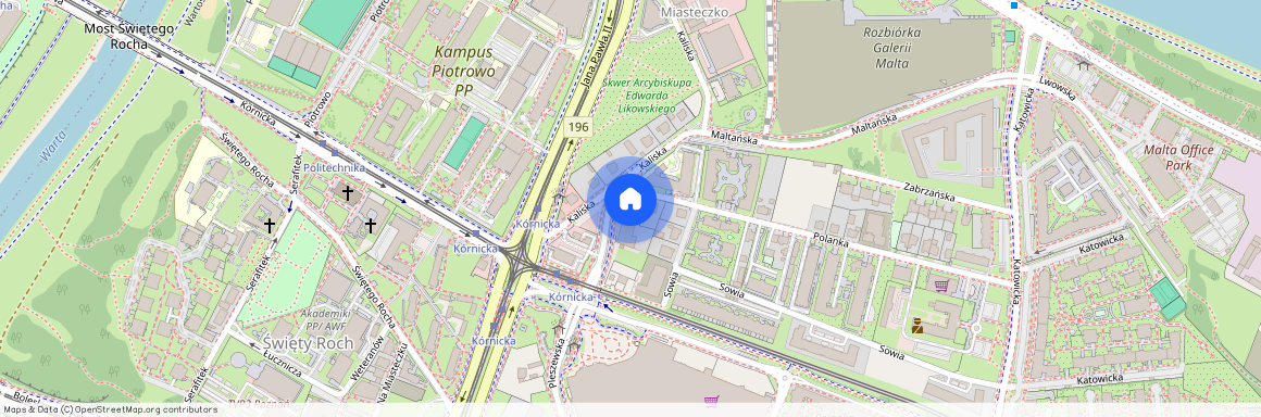 ul. Polanka 2, Łacina, Nowe Miasto, Poznań, wielkopolskie