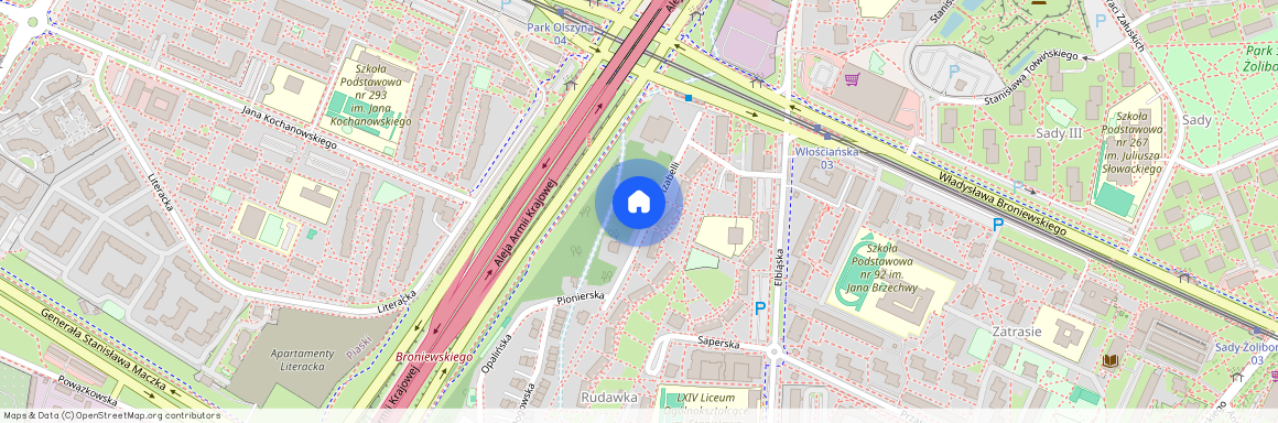 ul. Izabelli, Sady Żoliborskie, Żoliborz, Warszawa, mazowieckie