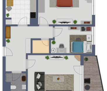 2,5 Zimmerwohnung mit Balkon ab 01.02.2026 - Photo 5