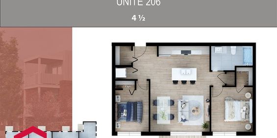 Appartement Saint-Eustache À Louer - Photo 3