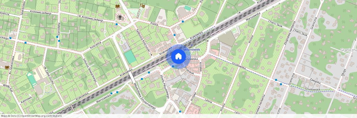 Milanówek, grodziski, mazowieckie