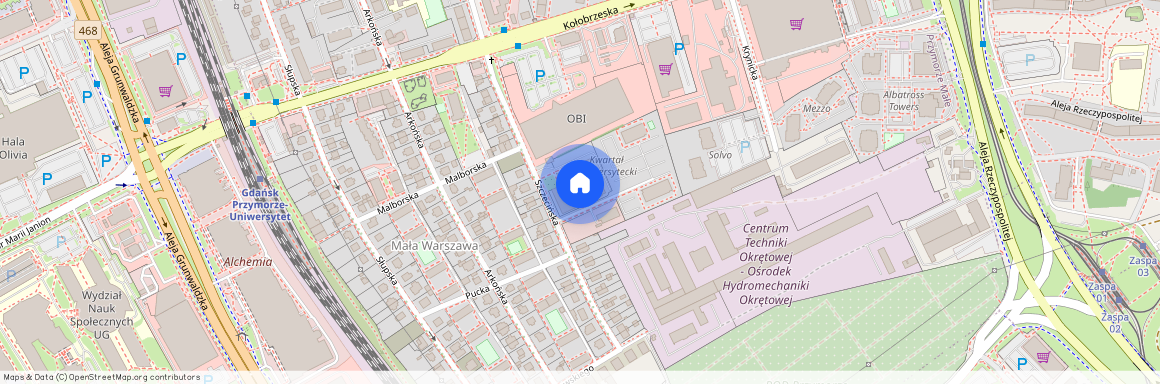 ul. Szczecińska, Przymorze Małe, Gdańsk, pomorskie