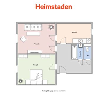 Pronájem bytu 2+1 • 55 m² bez realitkyOkružní, Havířov - Šumbark, M... - Photo 2