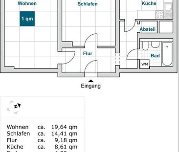 Striesen: 2-Zimmerwohnung mit Wannenbad! - Photo 6