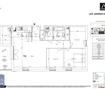 Appartement à louer 4 pièces 82.33m² - Photo 4