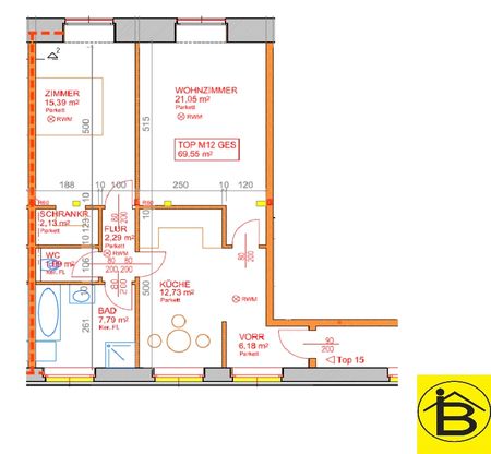15478 Großzügige Wohnung im guter Wohnlage! - Foto 4