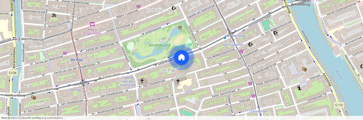 Sarphatipark 114-4, Van der Helstpleinbuurt, 1073ED, Amsterdam