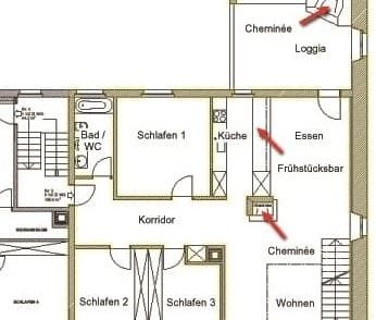 5.5 Zimmer, 188 m², 1. Stock - Foto 5