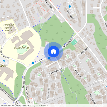 Klövjestigen, Skogås