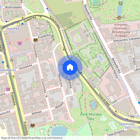 Warszawa, Mokotów, Warszawa, Mokotów, Spacerowa