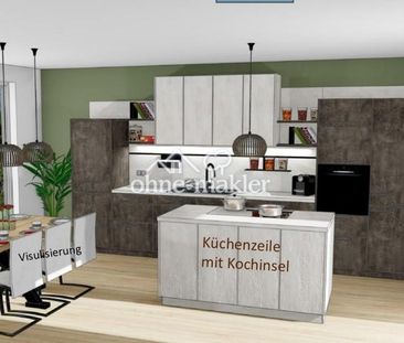 Neubau / Erstbezug - Elegante 3-Zimmer-Wohnung mit EBK und Kochinse... - Foto 1