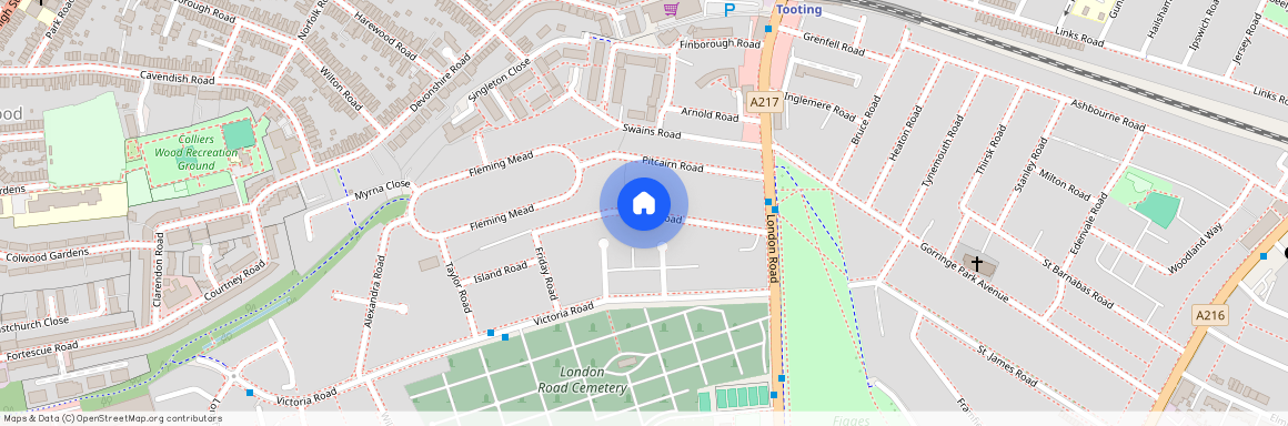 Crusoe Road, Mitcham, Surrey