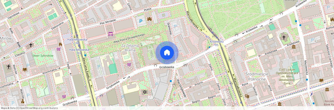 ul. Grzybowska, Śródmieście Północne, Śródmieście, Warszawa, mazowieckie