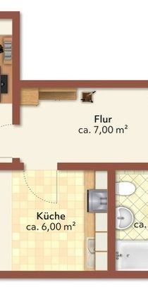 2 Raum-Wohnung mit Balkon - Photo 2