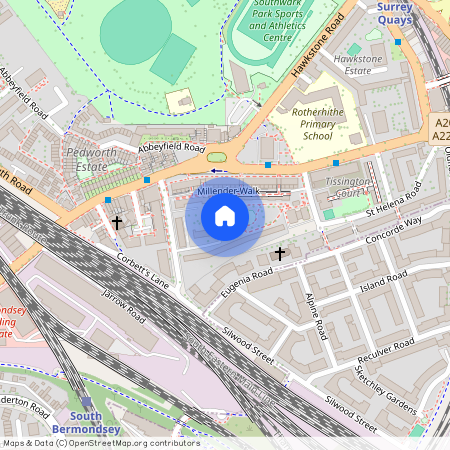 Convenient 4 Double Bedroom Flat in Surrey Quays, Millender Walk, SE16