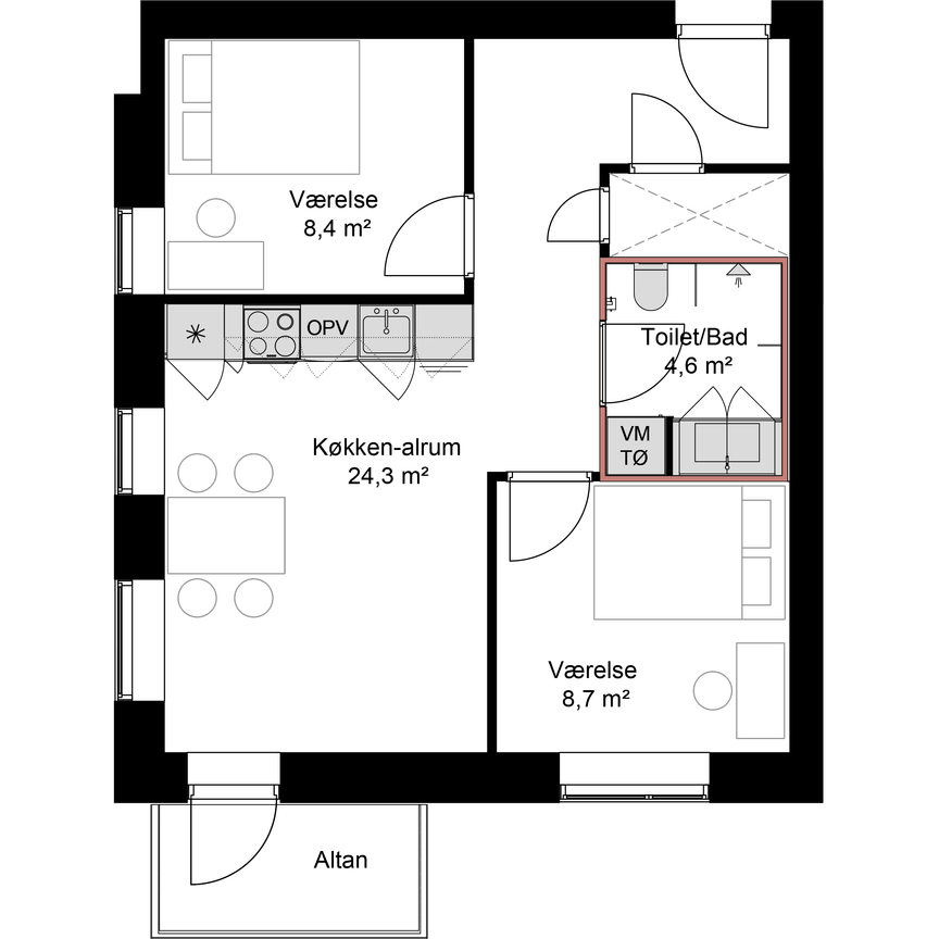 Jarlsberggade 3A, 10 lejl. 7 - Foto 2