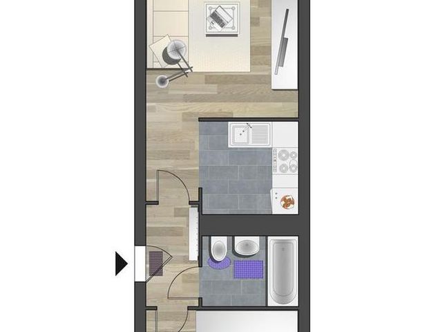 2-Raum-Wohnung in gepflegter Wohnanlage - Foto 1
