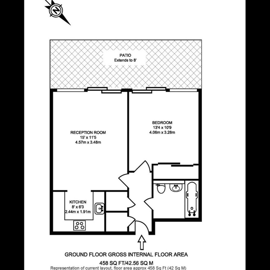 1 Bed Flat, Viridian Apartments, SW8 - Photo 1