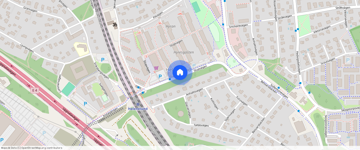 Stupvägen, Sollentuna