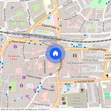 All inclusive bills studios at The Rex, 175 Clarence Street Kingston Upon Thames KT1