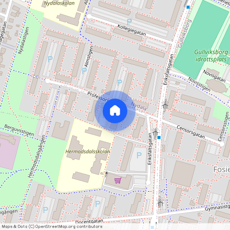 Professorsgatan 4B, Hermodsdal