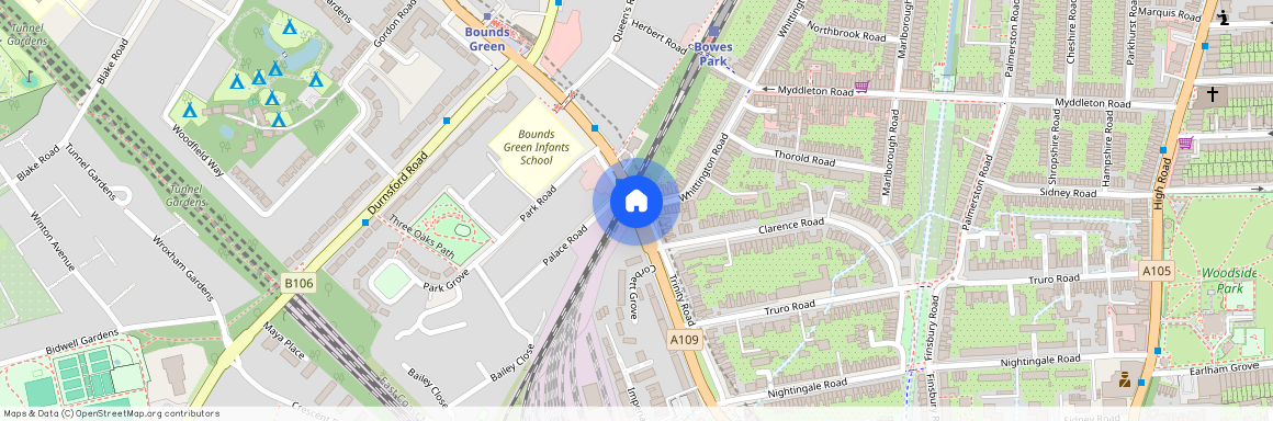 Whittington Road, Bounds Green N22