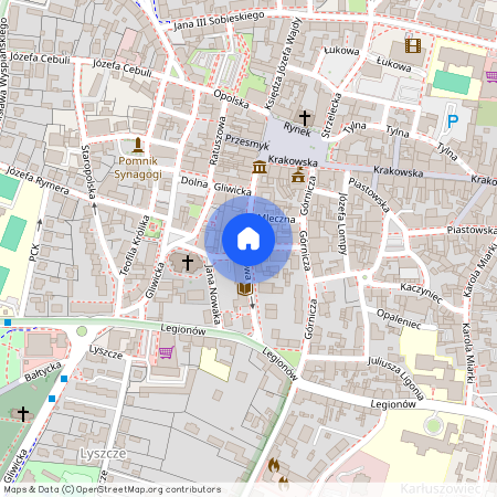 ul. Zamkowa, Tarnowskie Góry, tarnogórski, śląskie