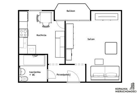 Przytulne mieszkanie z balkonem na Klimzowcu - Фото 5