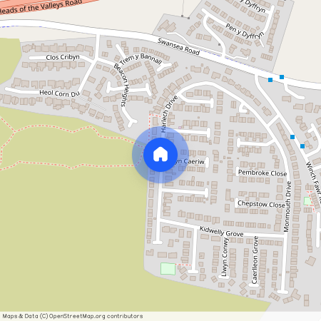 Harlech Drive, Merthyr Tydfil, CF48