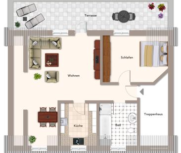 Ihr neues Zuhause: Gemütliche 2-Raum-Wohnung mit Balkon! - Foto 1