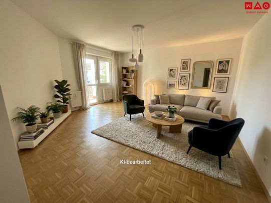Attraktive 3-Zimmer-Wohnung in Linz/Oed mit Balkon und Parkplatz – ACHTUNG Mietvertrag wird auf 5 Jahre befristet abgeschlossen! - Photo 1