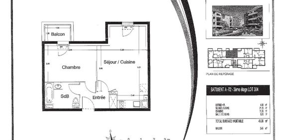 Location Appartement 2 pièces 43m² DOURDAN 91410 - Photo 2