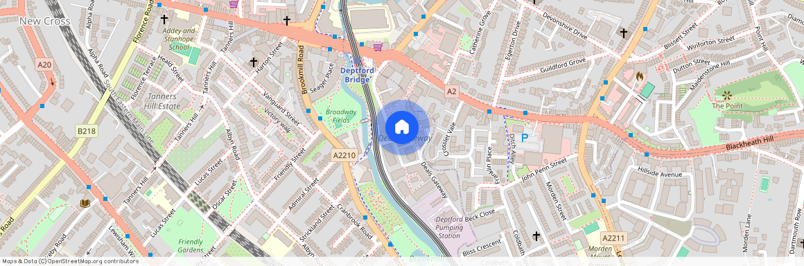 Deals Gateway, Deptford Bridge