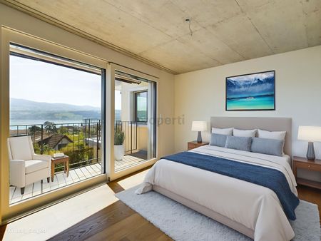 Atemberaubende 4.5 Zimmer-Attikawohnung mit herrlicher Berg- und Seesicht in Stäfa - Foto 3